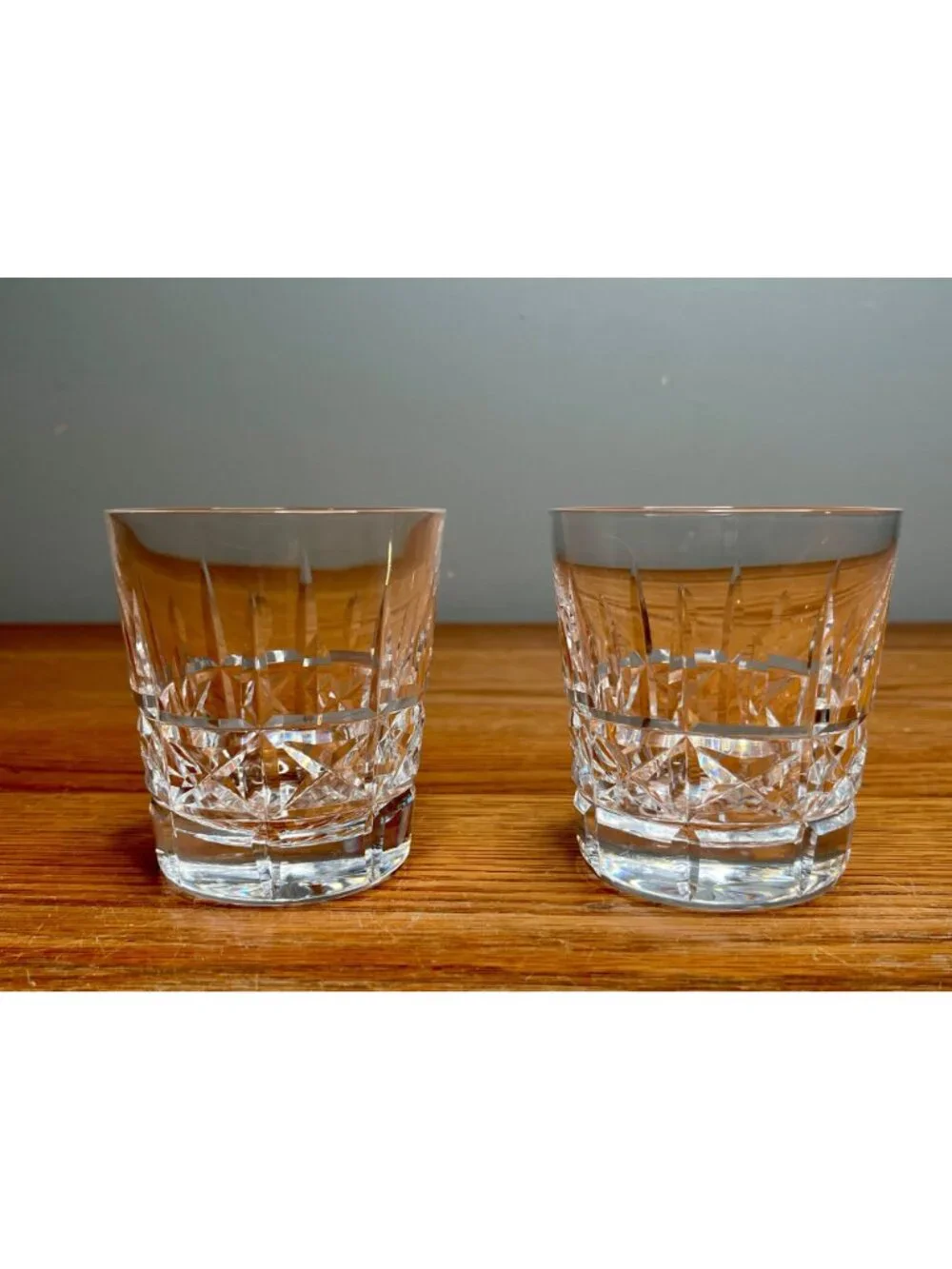 Vintage Waterford Crystal Kylemore Old Fashioned Glasses Set of 2